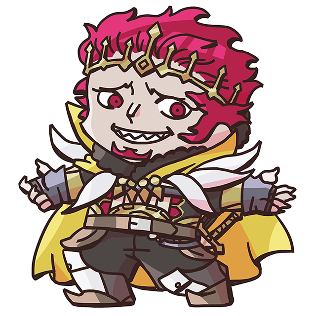 Chibi image of Gangrel, standing with his arms open